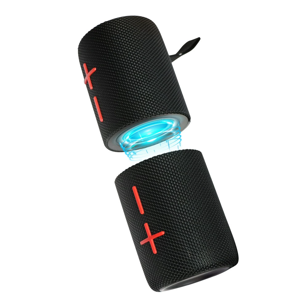 Stromberg - Twin 2-in-1 Mini Portable Bluetooth Speaker, 10W Power, 10-Hour Playtime, Sky Blue and Red