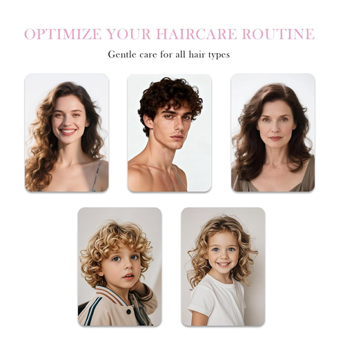 2-in-1 Detangler Hair Brush, With Built-In Mister Spray, Wet & Dry Detangling Brush for Curly, Wavy & Straight Hair | No-Tangle Anti-Frizz Hair Care Brush,Water Reservoir 50ml.
