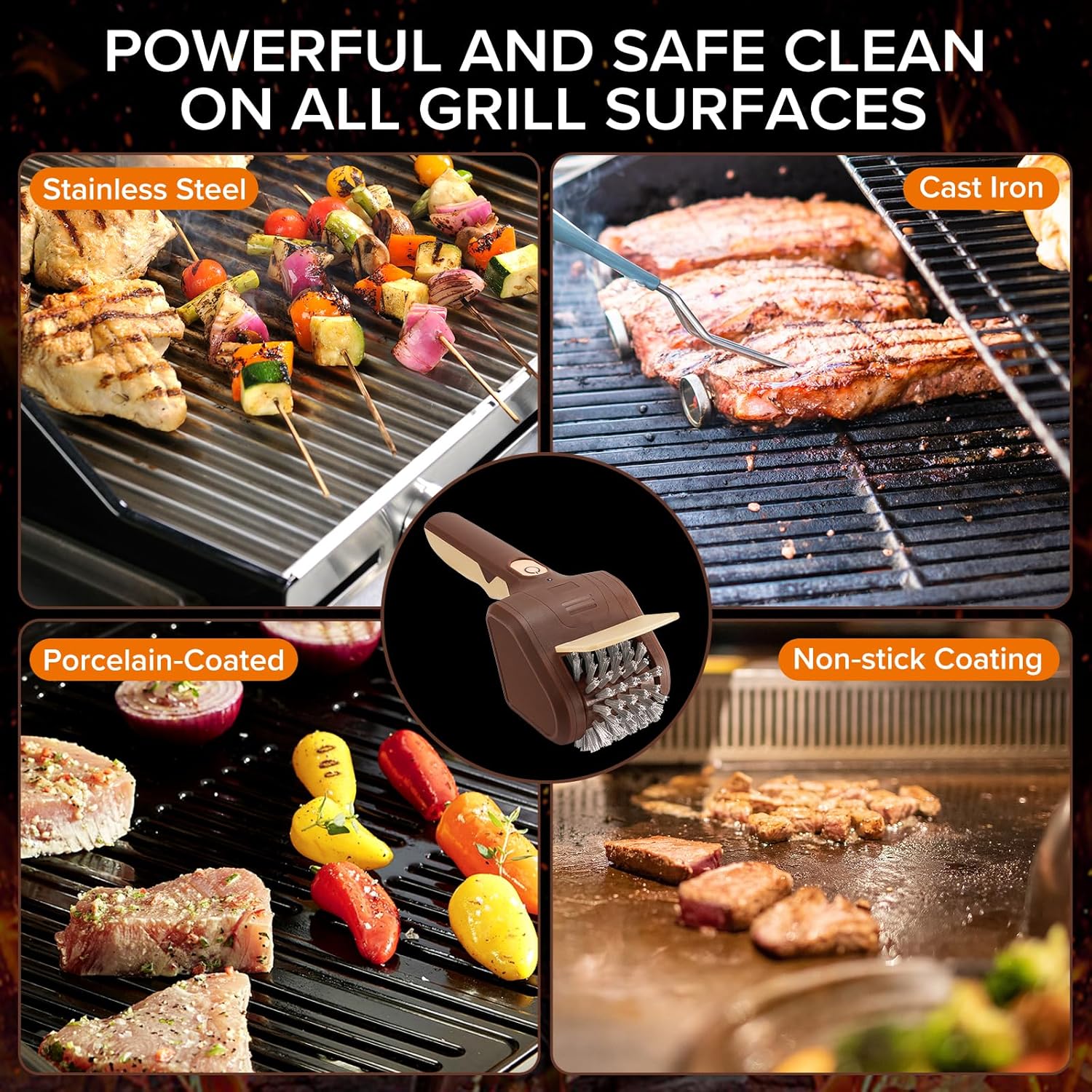 Electric BBQ Cleaning Brush