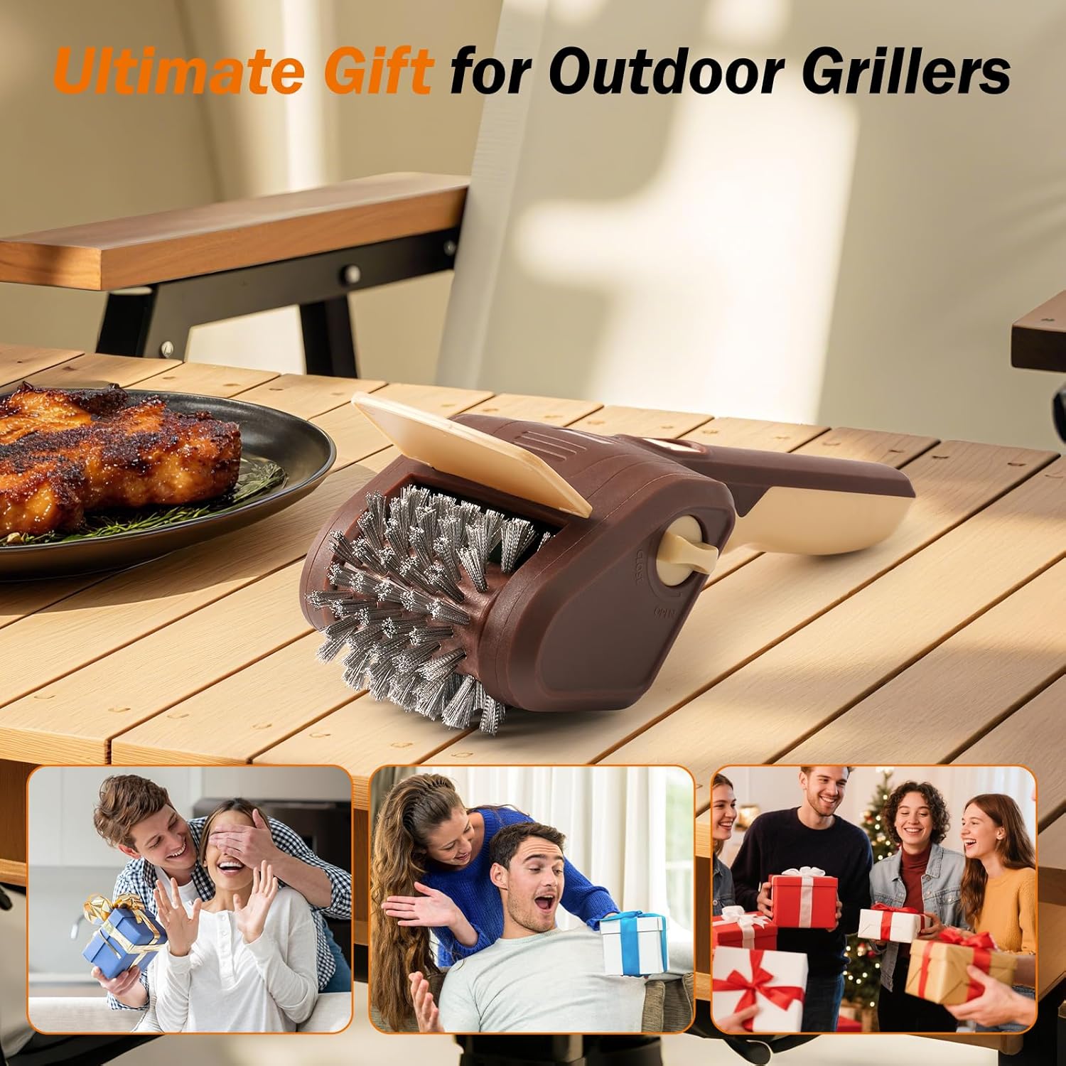 Electric BBQ Cleaning Brush