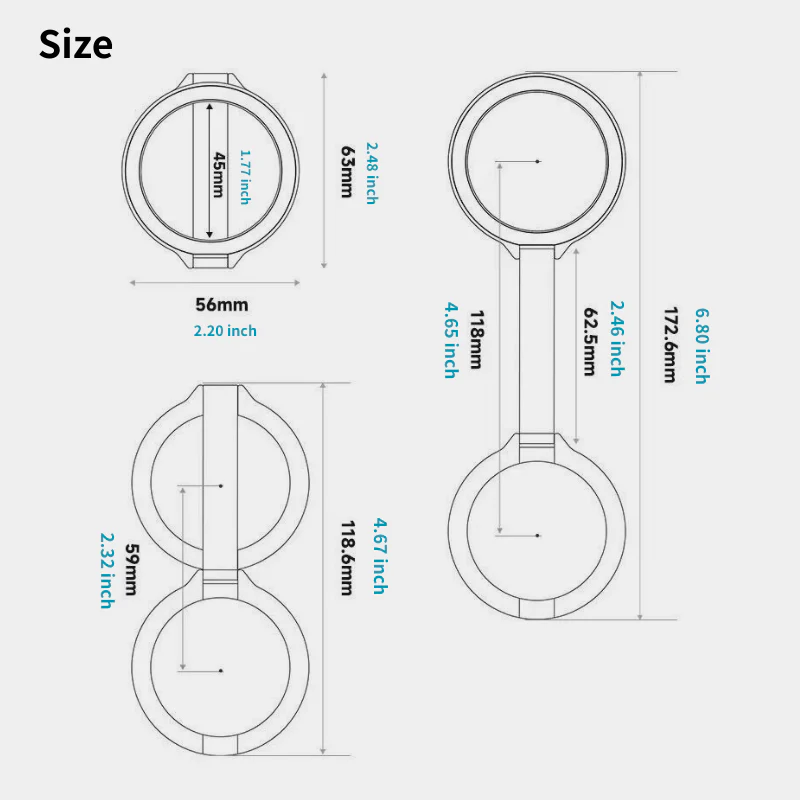 Magwink & Yophy O3 MagSafe Magnetic Mount with 52 mm CPL & ND64 Filters