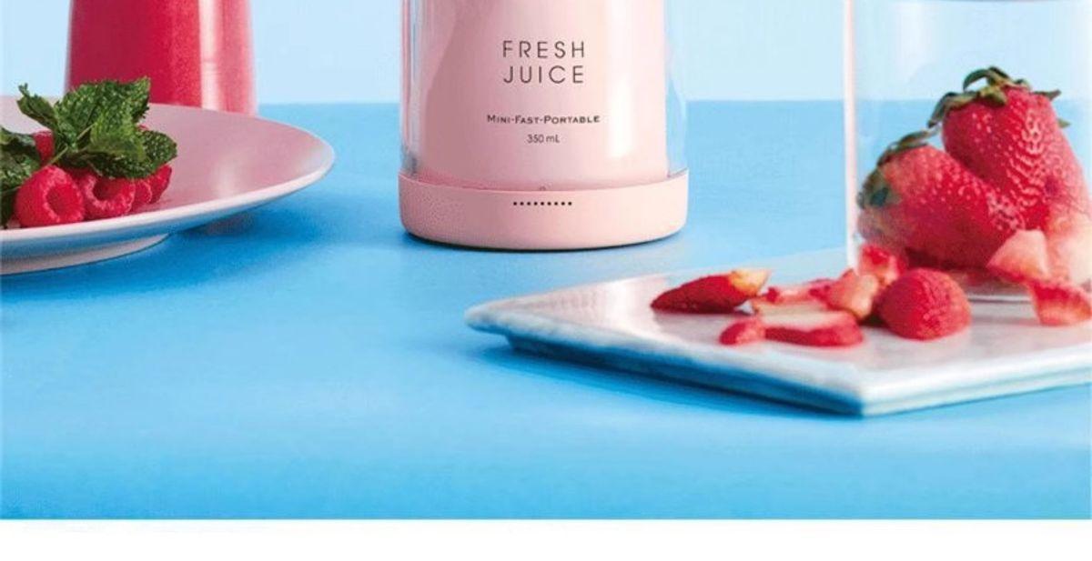 Portable wireless juicer cup