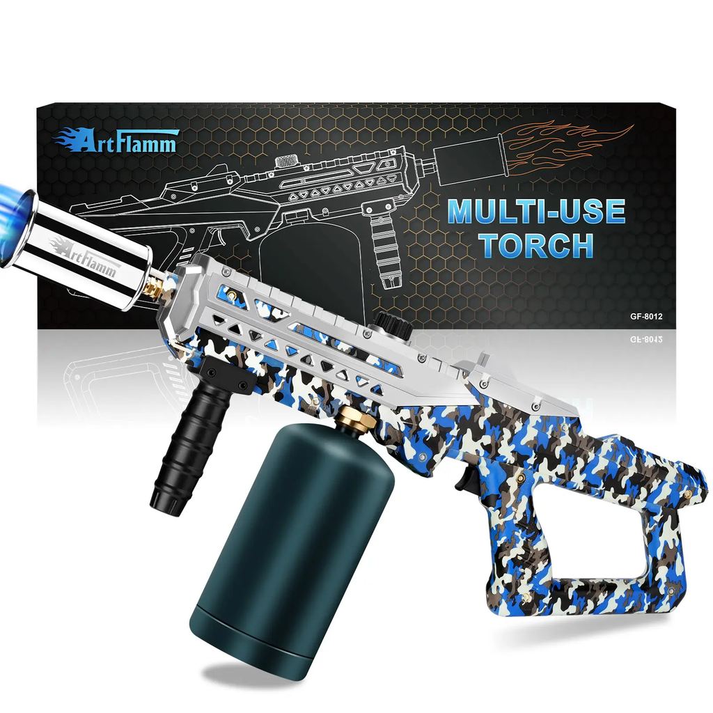 ARTFLAMM Powerful Propane Torch Gun, Multi-use Torch With Adjustable Flame, Blow Torch for Campfire, Fire Pit Starter, Fun Gift (Propane Tank Not Included) fathersdaygift