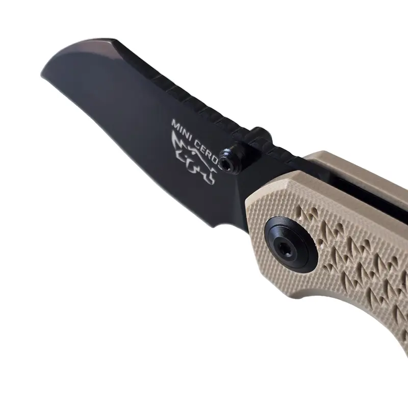MUCITUP Mini-Ceros Folding Knife 9Cr18MoV G10 2.4oz EDC