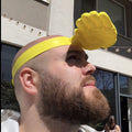 Funny 3D Printed Palm-Sized Sun Hat for Summer
