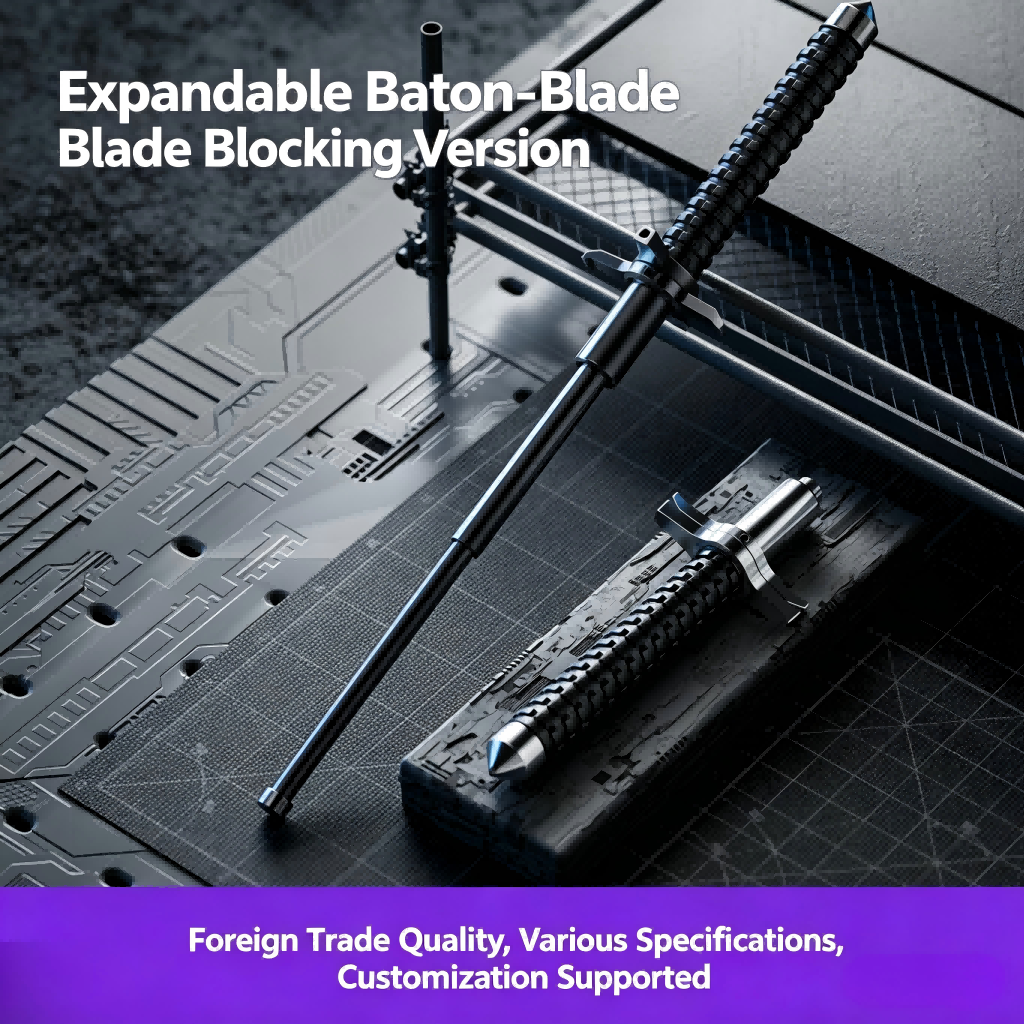 Hummer solid telescopic baton, self-defense weapon, legal car-mounted anti-wolf portable item.