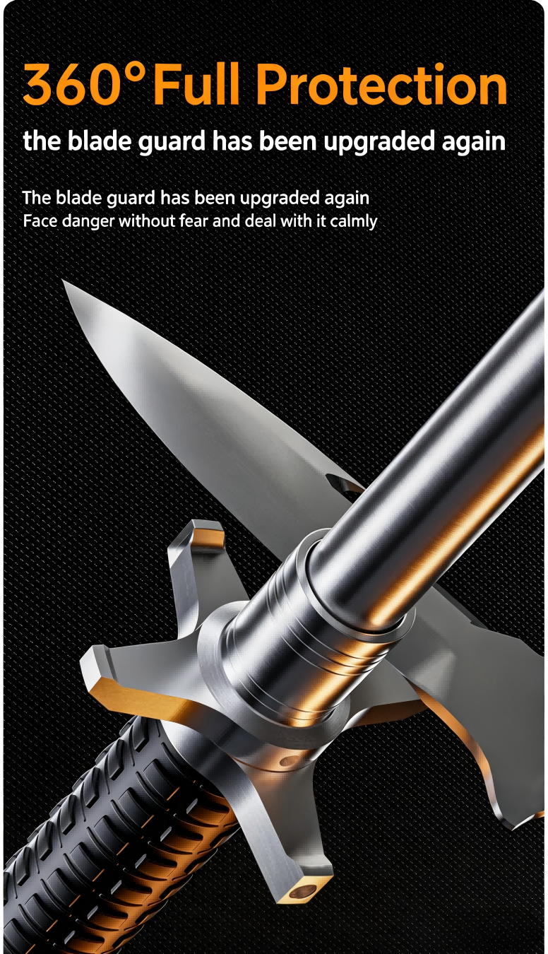 Hummer solid telescopic baton, self-defense weapon, legal car-mounted anti-wolf portable item.