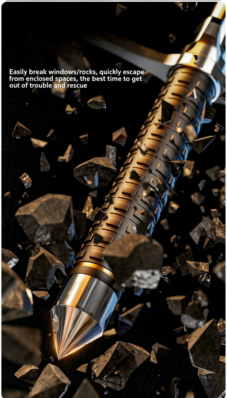 Hummer solid telescopic baton, self-defense weapon, legal car-mounted anti-wolf portable item.