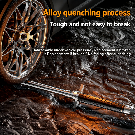 Hummer solid telescopic baton, self-defense weapon, legal car-mounted anti-wolf portable item.