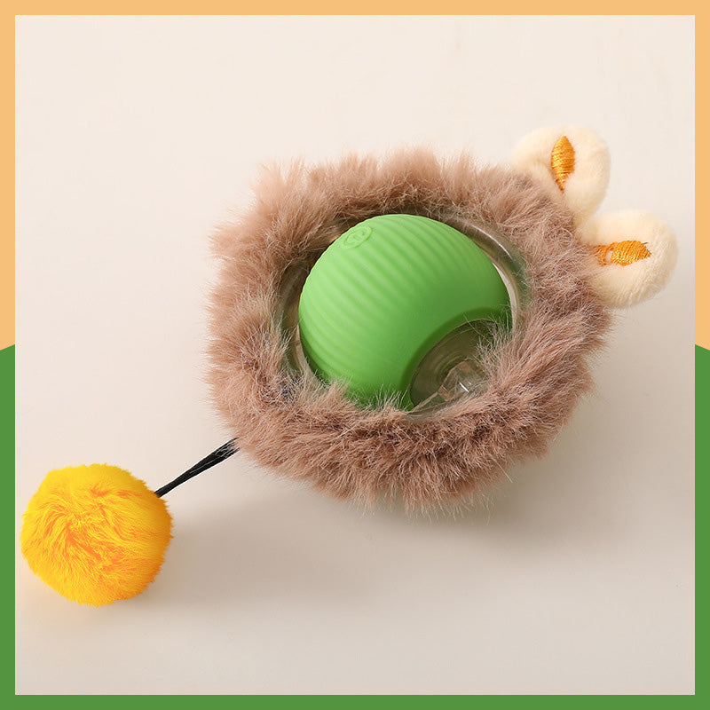 Cat toys for self-entertainment and relaxation, smart cat teasing ball, automatic cat teasing stick, cat and dog walking ball, electric rolling ball.