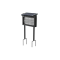 Gainstarx Solar Bug Zapper Outdoor Waterproof Electric Mosquito and Fly Zapper with Smart Light Sensor Rechargeable Solar Powered Trap for Patio, Backyard, Garden, Camping, and Indoor Use