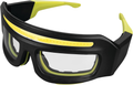 Performance Tool W2699 Firepoint 300LM Li-Ion Lighted Safety Glasses - Cushioned Insert, Water-Resistant, Anti-UV, Anti-Scratch, Impact-Resistant, Black/Green