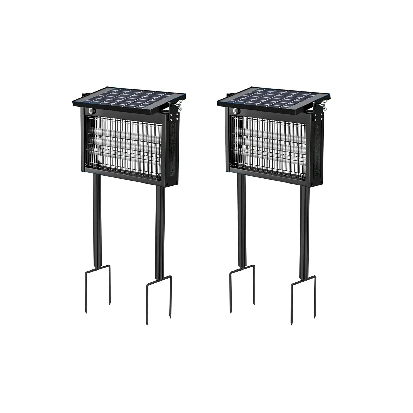 Gainstarx Solar Bug Zapper Outdoor Waterproof Electric Mosquito and Fly Zapper with Smart Light Sensor Rechargeable Solar Powered Trap for Patio, Backyard, Garden, Camping, and Indoor Use