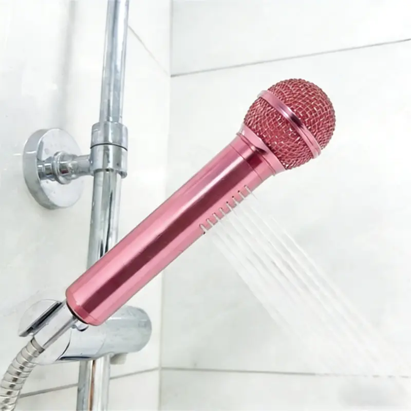 Microphone-Shaped Creative Showerhead