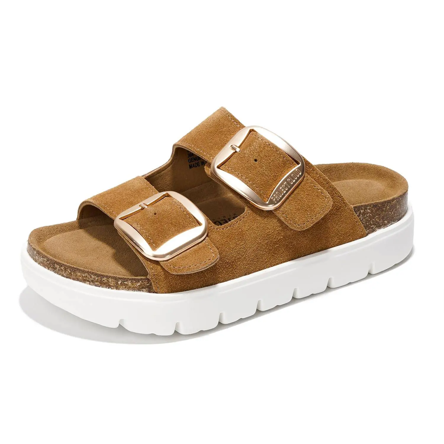 Women's Genuine Leather Flatform Platform Sandals | Summer Walking Footwear |  Non-Slip – Greece Chunky