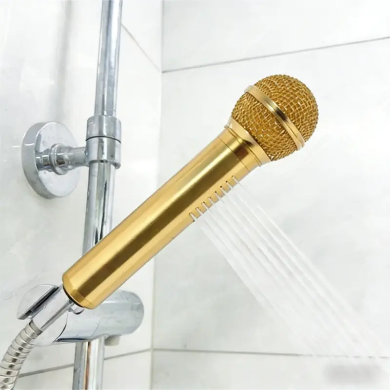 Microphone-Shaped Creative Showerhead