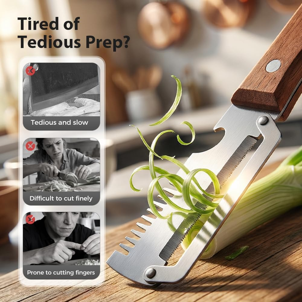 Multifunctional kitchen peeler, bottle opener, fruit and vegetable cutter, 3-in-1 household peeler