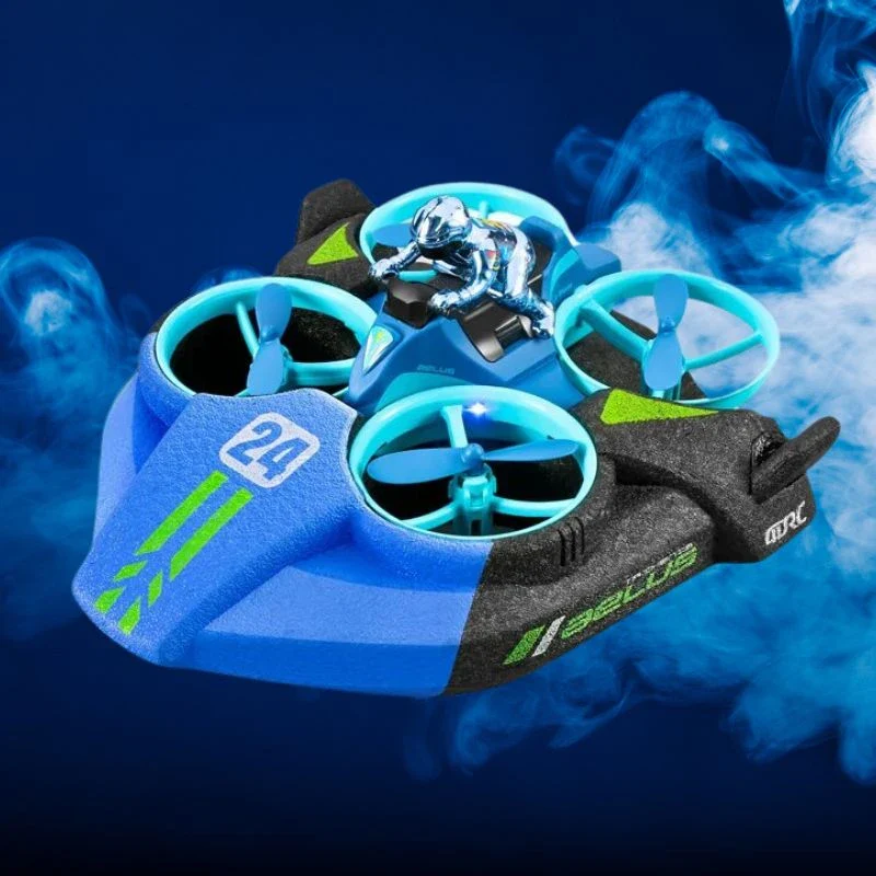 A new 3-in-1 children's toy for boys, combining land, sea, and air capabilities, including an underwater remote-controlled airplane, perfect as a holiday gift.