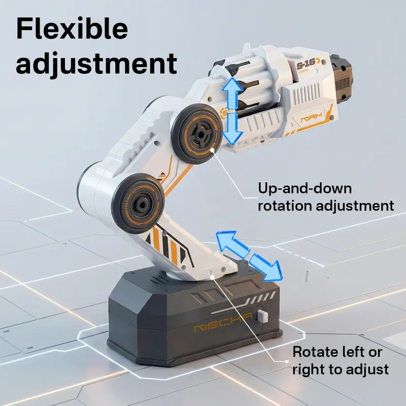 Smart Tracking Robotic Arm Kit Mechanical Arm, Wearable Shoulder Mount, STEM Toy for Kids