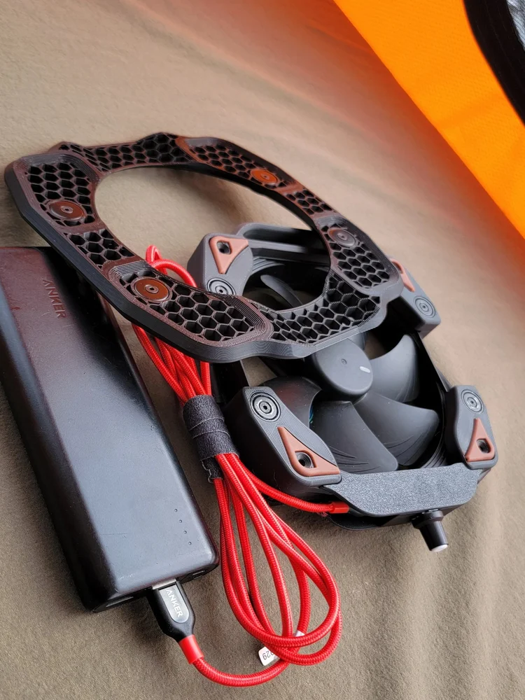 Magnetic fans suitable for rooftop tents and high-speed campervans