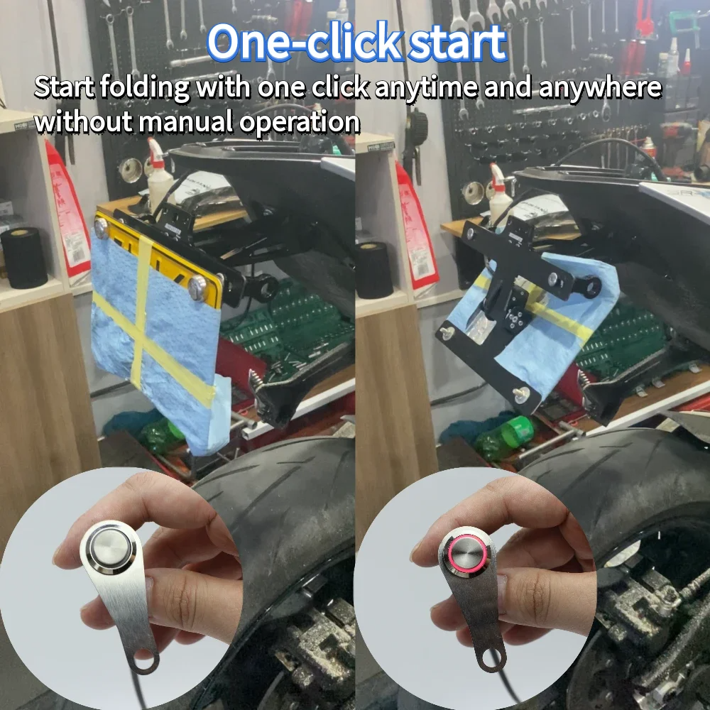 Universal Electric License Plate Flipper